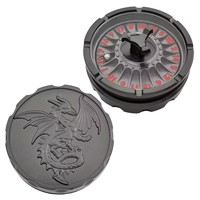 Dragon Metal Crafts D20 Roulette-Würfel Einzigartiger Würfelspinner Roulette-Würfelspinner für Würfelset Rollenspiel Tischspiel Geschenke