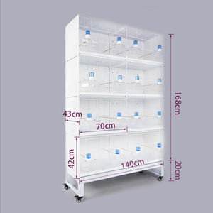 Hayvan Paslanmaz Çelik Evcil Hayvan Kafesi Tedarikçileri Büyük Boy Kedi Evcil Hayvan Kafesi Evi Veteriner Kedi ve Köpek Veteriner Kafesi Bankaları - Product Image 1