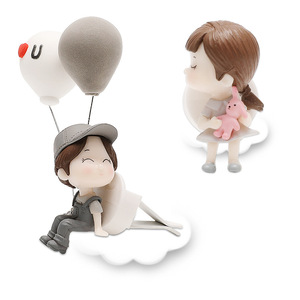 SOCELI สำหรับคู่รัก ที่หนีบช่องแอร์รถยนต์ พลาสติกแข็ง น้ำหอมปรับอากาศ กลิ่นหอมธรรมชาติ ติดทนนาน ของตกแต่งงานแต่งงานสุดหรู - Product Image 6