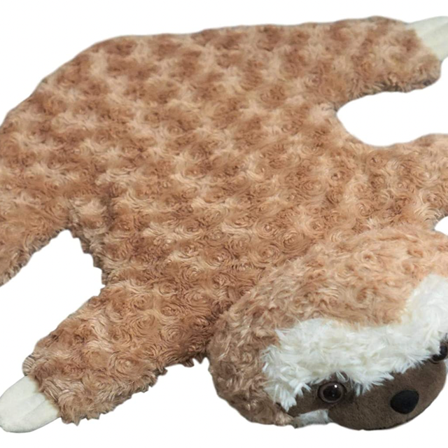 Weighted Lap Blanket Pad for Kids Sloth Animal 4 5 7Lb Washable for Sensory Lap Blanket With Microbeads Removable Sensory