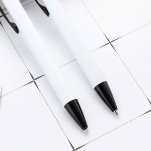 Blank 1.0mm Ballpoint <b>Pen</b> with Metal Click Aluminum Rod Heat Transfer Sublimation Coating for Back-to-School Office Use - Product Image 2