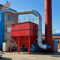 Xyc Industrial DMC Type PLC Contrôlé par PLC, Collecteur de poussière à jet pulsé pour silo à sacs, haut débit 2Tph, Moteur de pompe, Efficacité 99,9%, Récipient sous pression 1