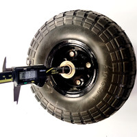 Camion à main en mousse PU solide anti-crevaison sans plat 4.10/3.50-4 roues en caoutchouc de remplacement Trolley brouette pneus inde