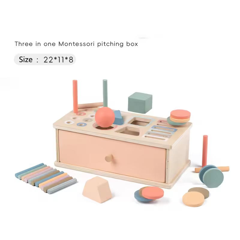 Color shape sorting box [3-in-1]