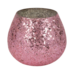 Bougie parfumée ronde décorative en verre, style bohème décontracté, pour usage intérieur et extérieur, petite et élégante - Product Image 1