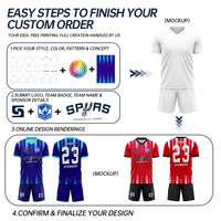 Tenues de football personnalisées avec logo OEM, tissu respirant, uniformes de football pour équipe