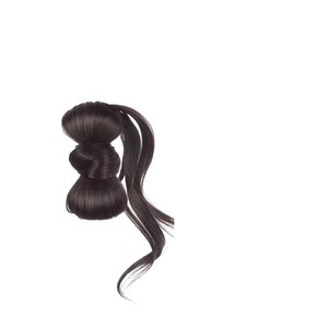 Peluca de moño bajo para mujer, elegante, estilo cola de caballo, para la parte trasera completa de la cabeza, material de cabello sintético resistente al calor - Product Image 2