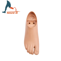 Pied double axe en polyuréthane naturel JZ, taille 22-27 cm, adapté aux prothèses des membres inférieurs