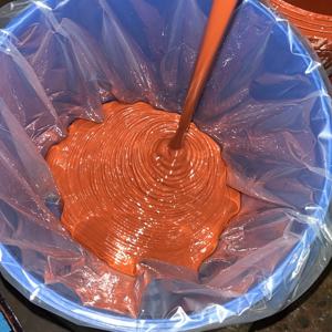 גומי סיליקון עבור 40 רולים גומי קשיות המשמשים בייצור גלילים גדולים לגלילים מודפסים - Product Image 2