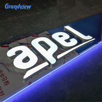 Letrero Publicitario para Gasolinera con Iluminación LED, Marquesina, Logotipo 3D en ACP, Marquesina para Gasolinera con Pantalla