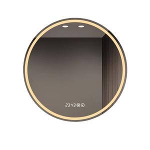 Diseño elegante Eliminación <span class=keywords><strong>de</strong></span> niebla redonda Espejo LED inteligente Espejo <span class=keywords><strong>de</strong></span> <span class=keywords><strong>baño</strong></span> <span class=keywords><strong>de</strong></span> tamaño completo personalizado Luces LED tiempo Bluetooth Espejo <span class=keywords><strong>de</strong></span> <span class=keywords><strong>baño</strong></span> inteligente - Product Image 1