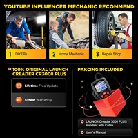 Escáner OBD2 LAUNCH CR3008 PLUS, Herramienta de Diagnóstico Automotriz OBDII Universal, Lector de Códigos de Motor OBD2 Completo, Actualización Gratuita