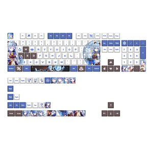 Genshin Impact <span class=keywords><strong>Ganyu</strong></span> Keycap Cherry Profile Anime PBT Dye Sub Teclado mecánico Key Cap <span class=keywords><strong>Set</strong></span> - Product Image 1