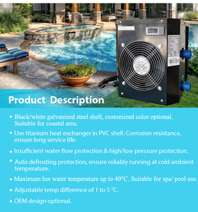 Bomba <span class=keywords><strong>de</strong></span> Calor para Piscina Doméstica Mini R32 <span class=keywords><strong>de</strong></span> Gas Verde, Bomba <span class=keywords><strong>de</strong></span> Calor para Piscina <span class=keywords><strong>de</strong></span> Acero Inoxidable para Exteriores con Corriente Continua - Product Image 6