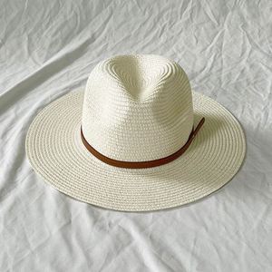 Chapeau de paille personnalisé pour femmes et hommes, chapeau de soleil tendance pour la rue et les activités de plein air - Product Image 3