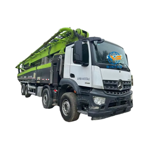 Bomba de Concreto Montada en Camión Zoomlion Diésel Usada de Alta Calidad 2020, 62m, con Motor de 120/180m/h sobre Chasis Benz - Product Image 1