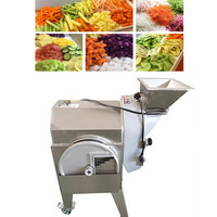 Automatische kleine groentenmolen, -snijder, -hakselaar, -snijmachine, -blokjesmachine, industriële fruit- en groenteverwerkingsmachine van SUS304 roestvrij staal