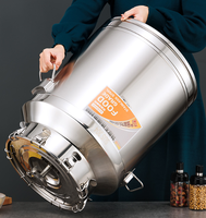Baril de Fermentation en Acier Inoxydable 304, Tonne à Vin, Fermenteur pour Bière et Vin Rouge, Équipement de Brassage Enzymatique