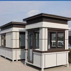 Cabine de sécurité en acier, structure étanche, ouverture latérale, design industriel, pour usage extérieur - Product Image 3