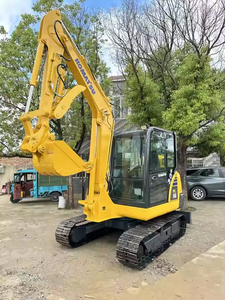 Presque neuf Mini pelle sur chenilles Komatsu PC56 d'occasion en bon état Mini excavatrices tracteur 5 tonnes à vendre - Product Image 4