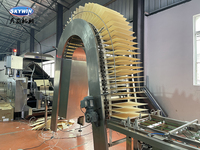 Ligne de production de biscuits gaufrettes à haut rendement, machine à gaufrettes automatique, autres machines à snacks, sortie d'usine