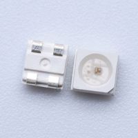 Diodes LED RGB 5V 3535 de haute qualité avec circuit intégré intégré, courant de fonctionnement de 60 mA, angle de vision de 120 degrés