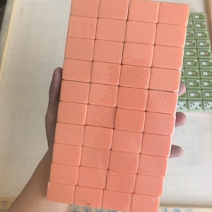 Fanjin - Juego de Mahjong Americano de Alta Gama, Más Vendido, con Cartas Acrílicas Talladas de Tres Capas y Dos Colores, Portátil, para Múltiples Jugadores, para Casino, Póker - Product Image 3