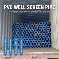 Tuyaux de puits profond en PVC haute pression DN80 DN150 DN100 pour l'alimentation en eau, tube en plastique PVC de 110 mm