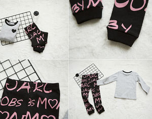 Vêtements pour enfants chinois à l'ancienne, ensemble de vêtements pour filles, pull d'automne - Product Image 3