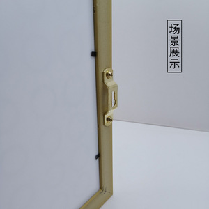 Thickened Gold Plated Concealed Hanging <b>Frame</b> Rectangle Photo <b>Frame</b> Hardware Accessory Durable Stainless Steel <b>Mounting</b> Bracket - Product Image 1
