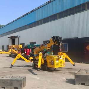 Chất lượng cao 3ton Spider xách tay Lift Crane điều khiển từ xa thủy lực Telescopic gấp Spider Crane - Product Image 3