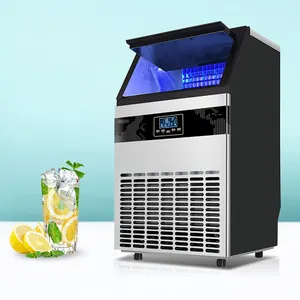 Professional commercial ice machines large 55kg//70kg/80kg/90kg/100kg ice cube machine ice making machine