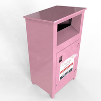 Conteneurs de stockage galvanisés, bac de recyclage pour vêtements, boîte de don de vêtements, boîte de rangement pour vêtements