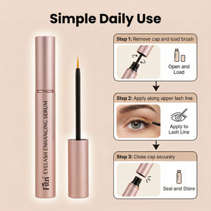 Aceite de Ricino Herbal Natural al por Mayor para Alargar las Pestañas en 7 Días, Aceite Vegano Orgánico Sin Aceite, Suero para <span class=keywords><strong>Cejas</strong></span> y Pestañas - Product Image 4