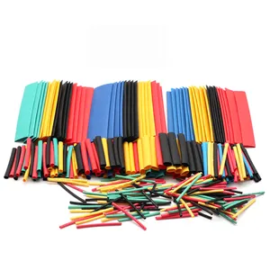328pcs/set clear plastic earth wire sleeving fiber optic thin-walled termination environmental protection pe heat shrink tube