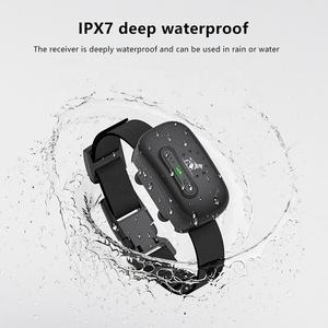 Qbellpet, recién llegados, recargable, IPX7, resistente al agua, 1600 pies, <span class=keywords><strong>Collar</strong></span> eléctrico de entrenamiento para perros, <span class=keywords><strong>Collar</strong></span> antiladridos para perros con control remoto - Product Image 3