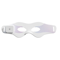 Masque pour les yeux en silicone avec lumière rouge, bleue, jaune et violette pour massage oculaire