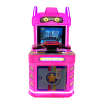 Machine d'aventure d'arcade pour enfants avec lumières LED, effets sonores et commandes tactiles sécurisées pour les centres de divertissement familial