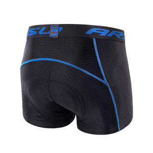 Short de vélo de compression multicolore pour hommes Short de vélo à bavette rembourré personnalisé pas cher en gros avec nom d'équipe OEM - Product Image 5