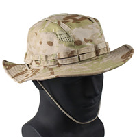 Sombrero de Pesca Ajustable de Camuflaje de Ala Ancha Transpirable para Hombre, de Alta Calidad, para Senderismo al Aire Libre