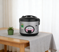 Autocuiseur Électrique Intelligent à Minuterie Numérique 1L/1.5L/1.8L/2.2L Portable avec Cuve Antiadhésive et Boîtier en Fer pour Cuisson Rapide à Domicile