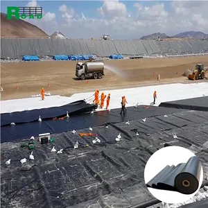 블랙/블루 피쉬 연못 라이너 1mm 플라스틱 HDPE 지오멤브레인 가격