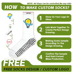 Logo trong kho của phụ nữ Yoga Pilates Thể Thao vớ thoáng khí thấp hàng đầu vớ pha chế chân trần tập thể dục vớ chống trượt Grip - Product Image 6