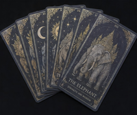Jeu de cartes de tarot Oracle personnalisable KingCards avec emballage personnalisé, effet holographique et estampage à chaud