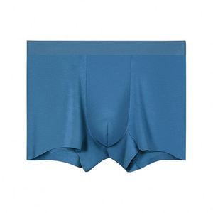 Calzoncillos Bóxer Modales para Hombre, Estilo Años 80, Ropa Interior de Verano, Sin Costuras, Antibacterianos, Delgados, Transpirables, Tejidos con Spandex/Algodón/Nailon - Product Image 1