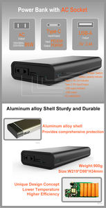 <span class=keywords><strong>พา</strong></span><span class=keywords><strong>ว</strong></span><span class=keywords><strong>เวอร์</strong></span><span class=keywords><strong>แบงค์</strong></span>แบบพก<span class=keywords><strong>พา</strong></span> อลูมิเนียมอัลลอย พร้อมช่องเสียบ AC 18W 25000mAh ชาร์จเร็<span class=keywords><strong>ว</strong></span> Type-C ใช้ได้กับแล็ปท็อปในญี่ปุ่น - Product Image 5