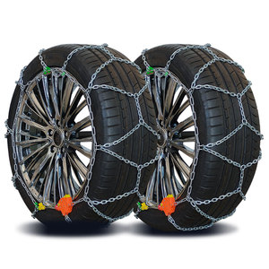 AKN 12mm 新型ダイヤモンド型合金鋼オートスノータイヤチェーン、効果的な除雪に - Product Image 6