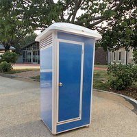 Porte de sécurité modulaire en acier de haute qualité, panneau sandwich, unités de toilettes portables, design moderne, préfabriquées, utilisation extérieure