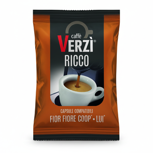 100 Caffè Verz Aroma Ricco Capsule di Caffè Compatibili per Fior Fiore Coop 0,13g/Capsula - Product Image 2