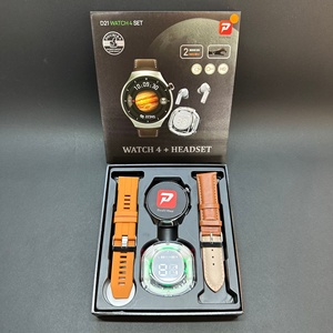 Hot bán D21 watch4 <span class=keywords><strong>Smartwatch</strong></span> Dual Band cho Bluetooth cuộc gọi Tai nghe Set IP68 không thấm nước Đồng hồ báo thức chức năng không dây - Product Image 3